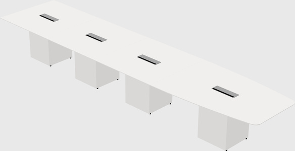 Off-wall meeting table