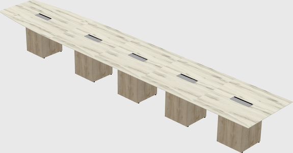 Off-wall meeting table