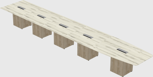 Off-wall meeting table