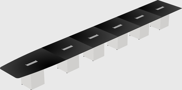 Off-wall meeting table