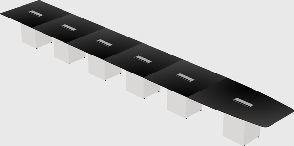 Off-wall meeting table