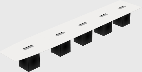 Off-wall meeting table