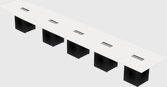 Off-wall meeting table