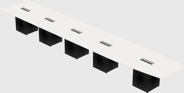 Off-wall meeting table