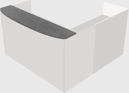 Bureau de réception en forme de l