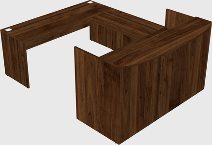 U-shaped reception desk