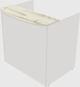 Small reception desk