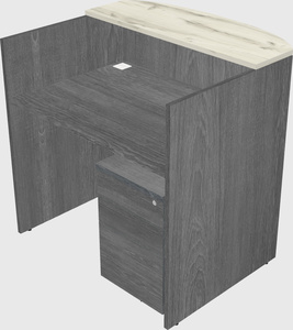 Small reception desk