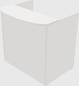 Small reception desk