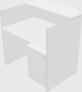 Small reception desk