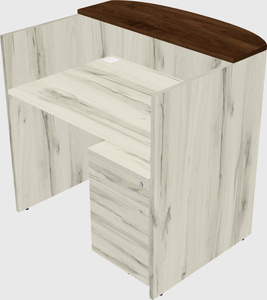 Small reception desk