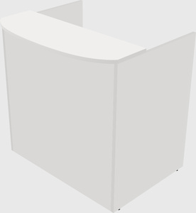 Small reception desk