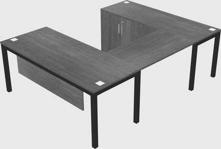 Bureau + armoire en u