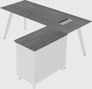 L-shaped desk