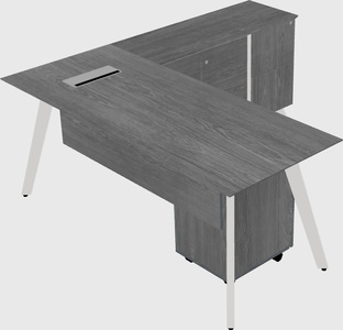 L-shaped desk