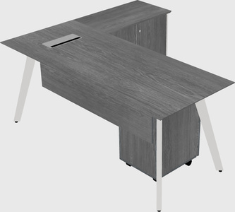 L-shaped desk