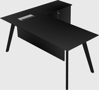 L-shaped desk