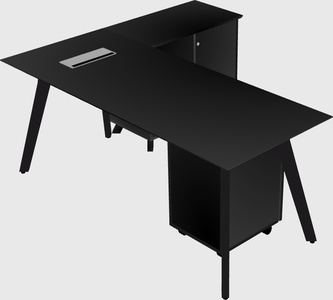 L-shaped desk
