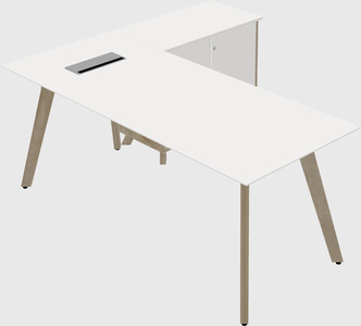 Bureau en forme de l
