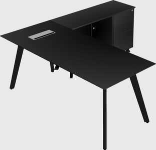 L-shaped desk
