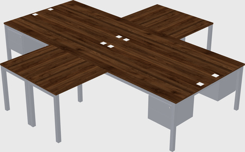 Quad desk