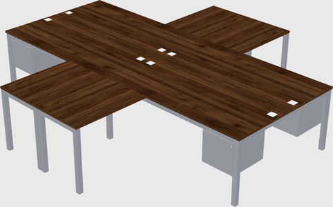 Quad desk