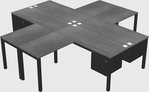 Quad desk