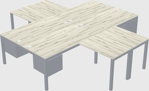 Quad desk