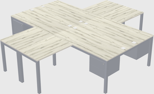 Quad desk