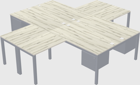 Quad desk