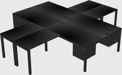 Quad desk
