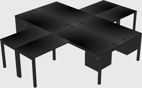 Quad desk