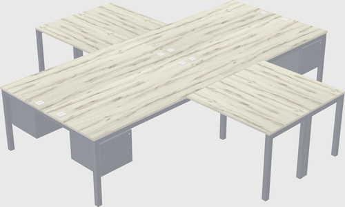 Quad desk