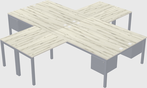 Quad desk