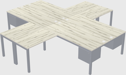 Quad desk