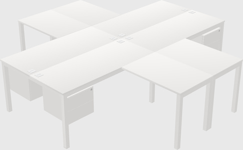 Bureau quadruple