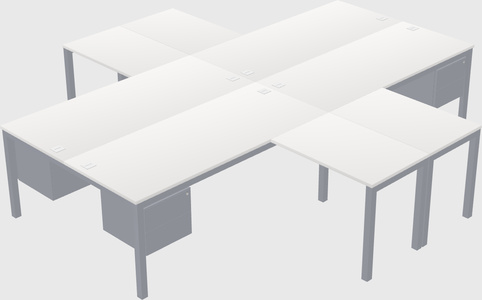 Bureau quadruple