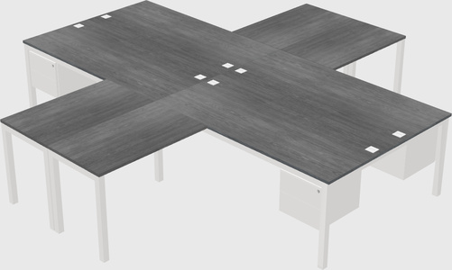 Bureau quadruple