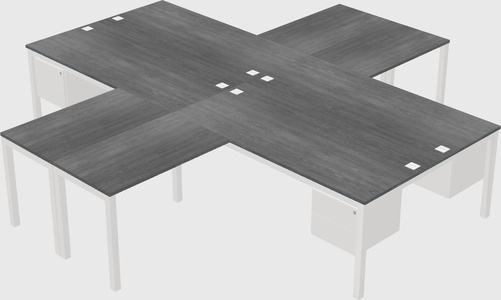 Bureau quadruple