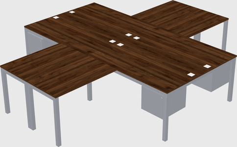 Bureau quadruple