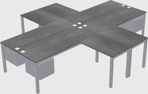 Bureau quadruple