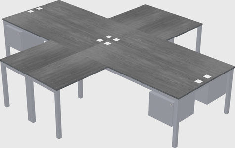 Bureau quadruple
