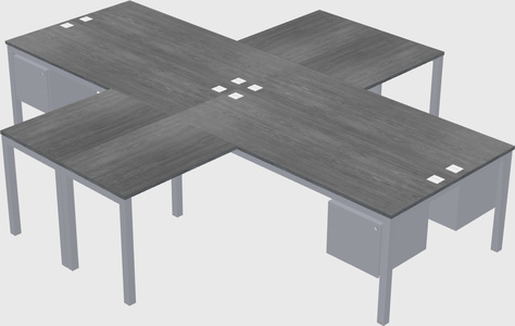 Bureau quadruple