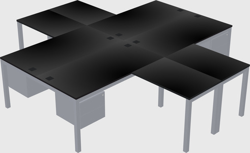 Quad desk