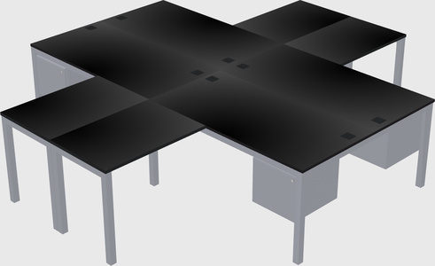 Quad desk