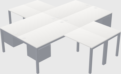 Quad desk