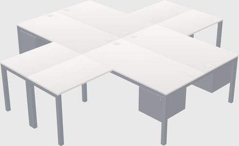 Quad desk