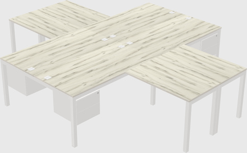Quad desk