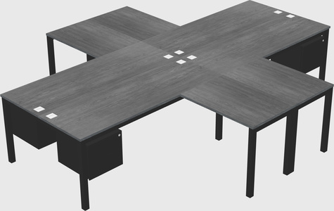 Bureau quadruple