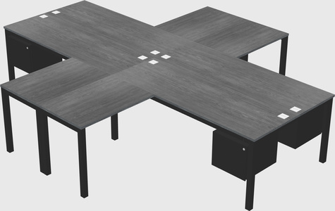 Bureau quadruple